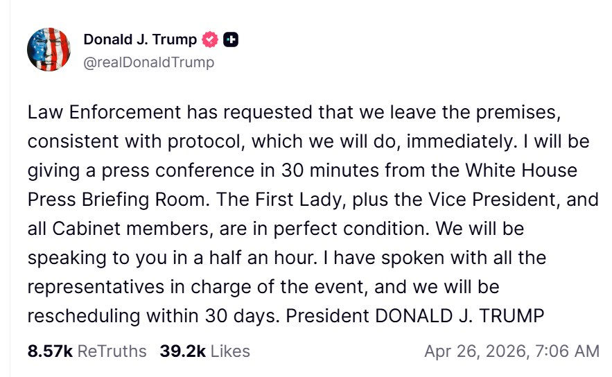 'આ ઘટના મને ઈરાન વિરુદ્ધ યુદ્ધ જીતતા નહીં રોકી શકે...' ફાયરિંગ બાદ ટ્રમ્પનું પ્રથમ નિવેદન 2 - image