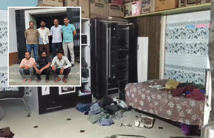 અમદાવાદ કોઠ ગામ લૂંટ: બંધક બનાવી દંપતીને લૂંટનારા ગેંગના 3 આરોપી ઝડપાયા