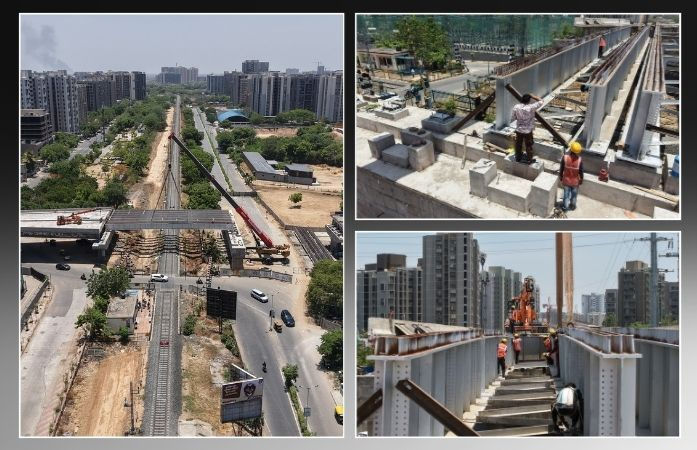 મકરબા બ્રિજનું કામ અંતિમ તબક્કામાં: બ્રિજ પર 12 સ્ટીલ ગર્ડર ગોઠવવાનું કામ પૂરું, 1 લાખથી વધુ લોકોને મળશે મોટી રાહત! 1 - image