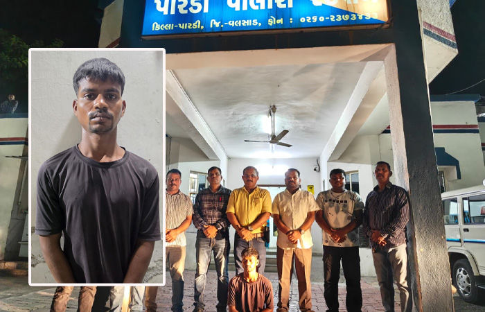 વલસાડના પારડીમાં શાકભાજીની આડમાં થતી ગાંજાની ખેતી ઝડપાઈ, શ્રમિકની ધરપકડ, જમીન માલિક વોન્ટેડ 1 - image