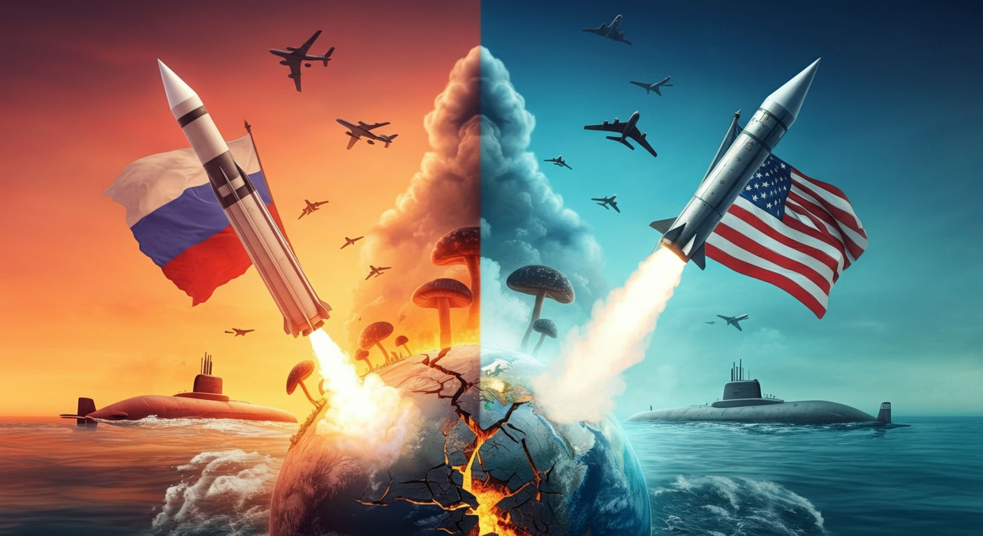 Nuclear war Russia vs America