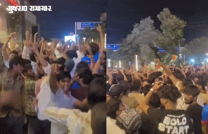 VIDEO | ટીમ ઈન્ડિયા ચેમ્પિયન બનતા ગુજરાતભરમાં ખુશીનો માહોલ, ફટાકડા ફોડીને કર્યું સેલિબ્રેશન 4 - image