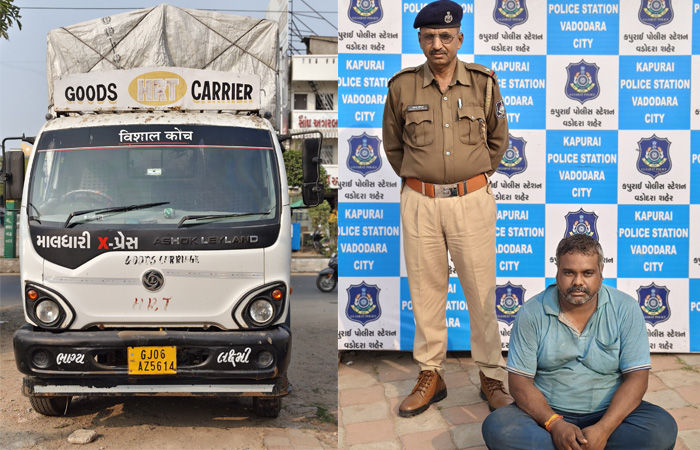 ટ્રક ચોરી જનાર આરોપી ગણતરીના ક્લાકોમાં અરવલ્લીથી ઝડપાયો 1 - image