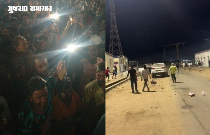 મુંદ્રામાં પોલીસ પર પથ્થરમારો, વાહનોમાં તોડફોડ બદલ 300 લોકો સામે હત્યાના પ્રયાસનો ગુનો દાખલ 1 - image