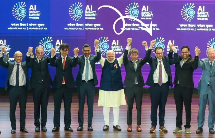 PM મોદીની હાજરીમાં બે ટેક દિગ્ગજો વચ્ચેનો અણબનાવ ઉઘાડો પડ્યો, એકબીજાનો હાથ પણ ન પકડ્યો 1 - image