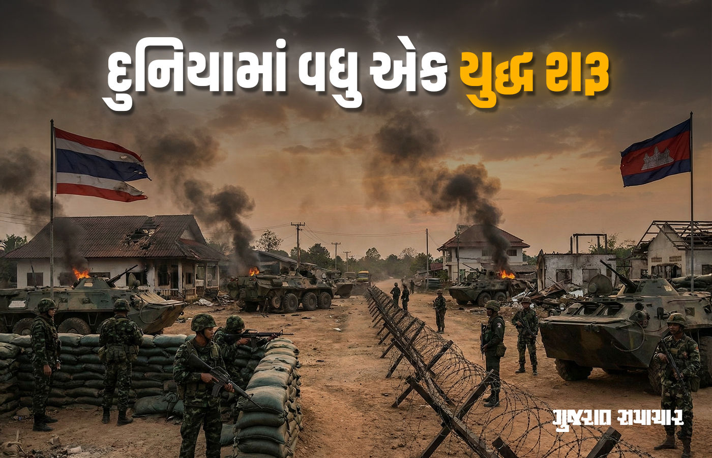 દુનિયામાં વધુ એક યુદ્ધ, થાઈલેન્ડ-કમ્બોડિયાના એકબીજા પર હુમલા, યુદ્ધમાં ટ્રમ્પે ઝંપલાવ્યું 1 - image