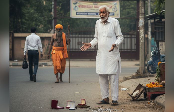 Elderly man duped of rs 4.5 lakh by fake Naga Sadhu in Sola Ahmedabad