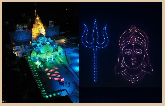 અંબાજીમાં સૌ પ્રથમવાર ભવ્ય ડ્રોન લાઇટ શો યોજાશે, 400 ડ્રોનના વિવિધ દ્રશ્યો શ્રદ્ધાળુઓને કરી દેશે મંત્રમુગ્ધ 2 - image