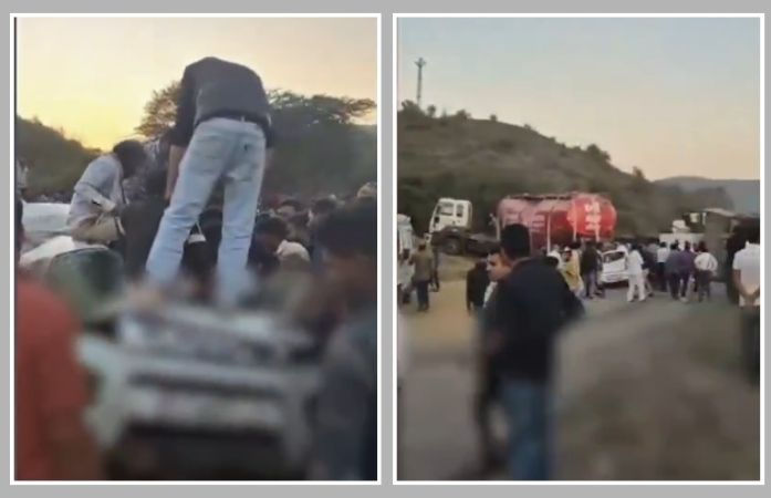 રાજસ્થાનમાં ગમખ્વાર અકસ્માત, 5થી વધુ વાહનોની ટક્કર, વાવ-થરાદના 3 યુવકના મોત 1 - image