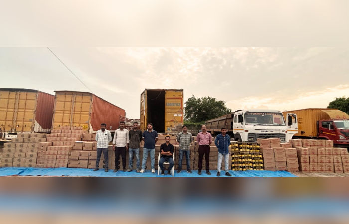 Ahmedabad Police seize ₹54 lakh liquor haul from parked truck