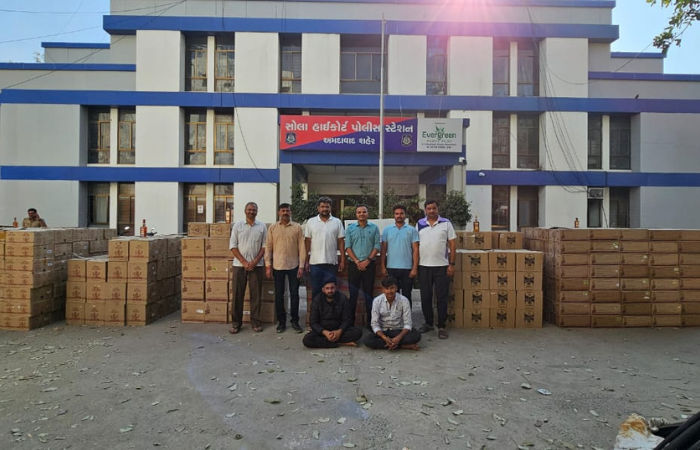 IMFL worth ₹49 lakh hidden in bicycle tyres seized by PCB in Ahmedabad