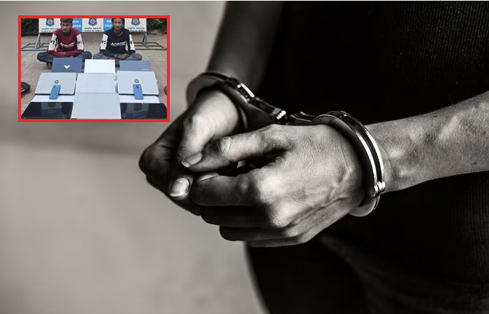 મકરપુરા GIDCની ઓફિસના કાચ તોડી 9 લેપટોપ અને અન્ય ચીજો ઉઠાવી જનાર બે ચોર પકડાયા 1 - image