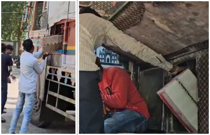 ટ્રક છે કે 'દારૂની ટનલ'? ગોધરામાં મગફળીની આડમાં થતી મદીરાની હેરાફેરી ઝડપાઈ, 3ની ધરપકડ 3 - image