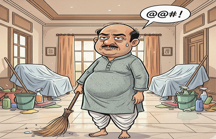 દિવાળીમાં નાખે ઘર વાળી, જ્યારે ધાક દેખાડે ઘરવાળી 1 - image