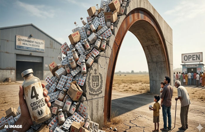 પ્રજાના પૈસાની બરબાદી: ગુજરાતમાં 4 કરોડની દવાઓ એક્સપાયર્ડ, આરોગ્ય વિભાગની લાલિયાવાડી 1 - image