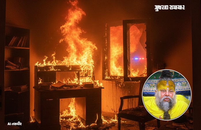 સંત પ્રેમાનંદ મહારાજના ફ્લેટમાં લાગી વિકરાળ આગ, અફરાતફરીનો માહોલ સર્જાયો, જાનહાનિ ટળી 1 - image