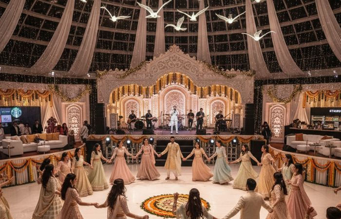 Ahmedabad’s new garba trend rs 2500 for passes rs 100 two wheeler parking water bottles at rs 50