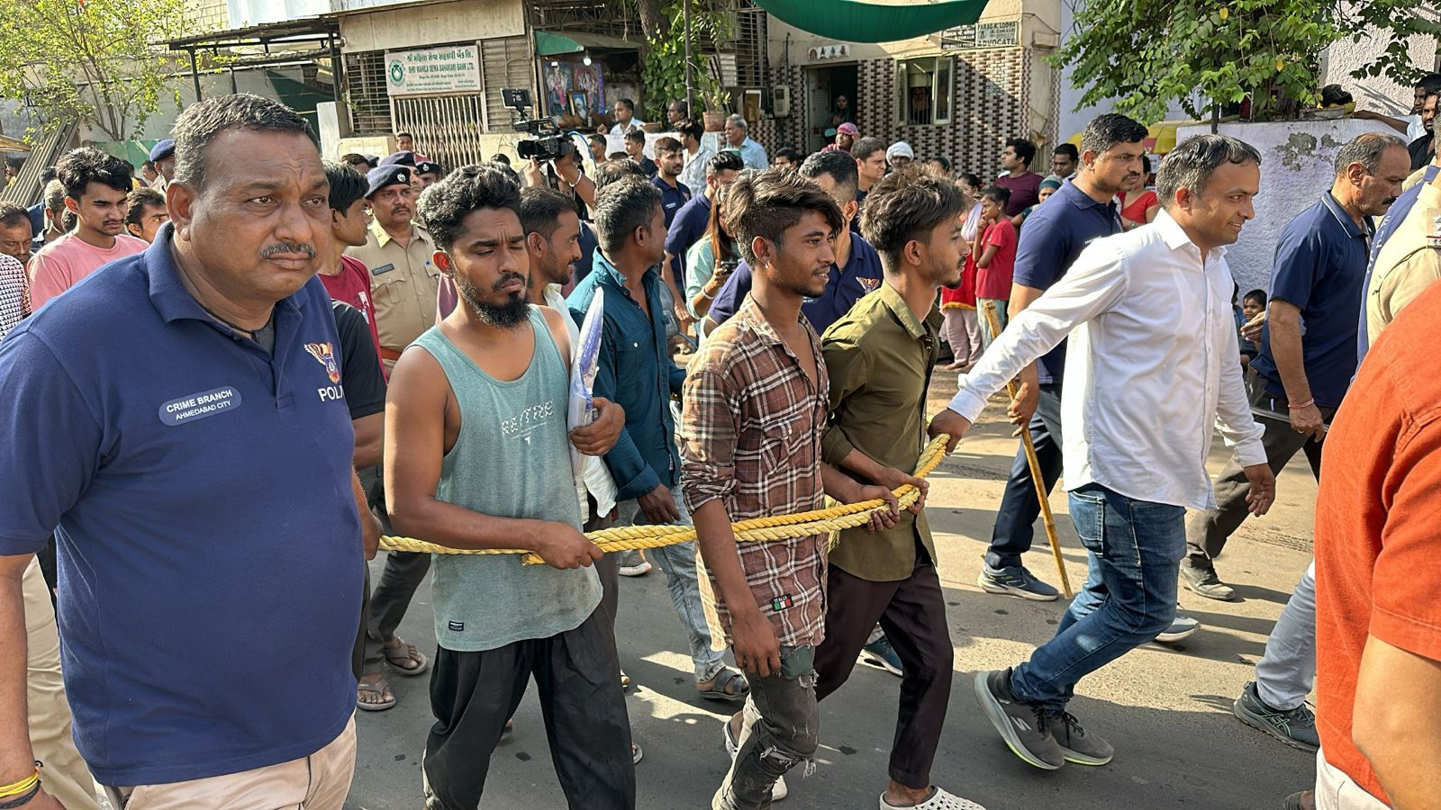 Over 400 suspected illegal immigrants detained in pre dawn crackdown in Ahmedabad