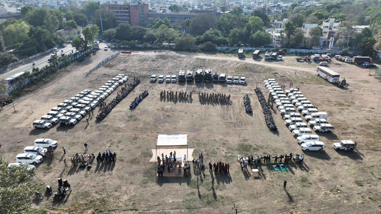 વડોદરામાં રામનવમી નિમિત્તે આજે 23 સ્થળે શોભાયાત્રા,SRPની 6 કંપની અને 2000 પોલીસ તૈનાત 2 - image