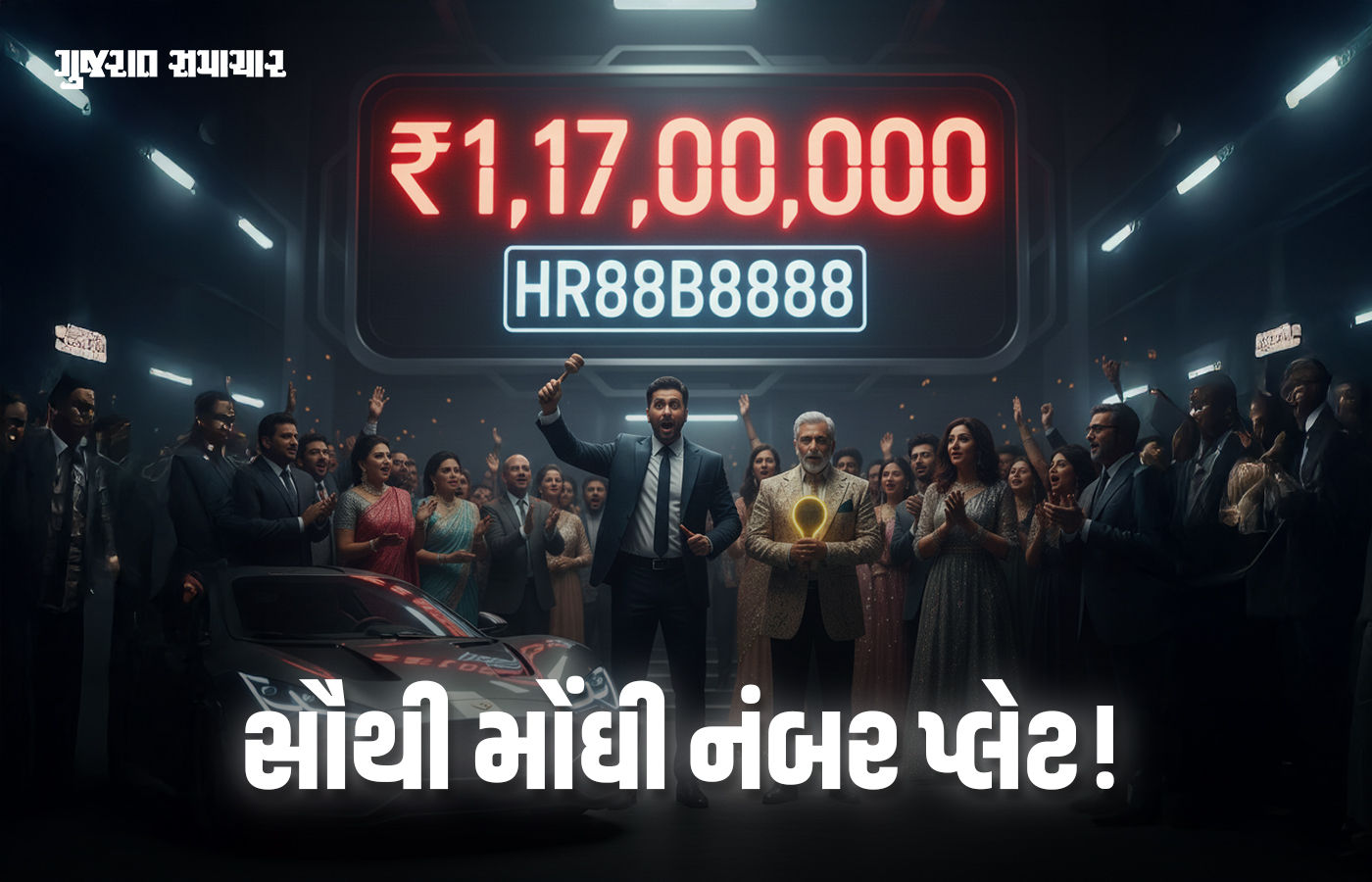 1.17 કરોડ રૂપિયામાં વેચાઈ આ નંબર પ્લેટ, ખરીદારની ઓળખ હજુ જાહેર ન થઇ, જાણો કયો છે નંબર? 1 - image