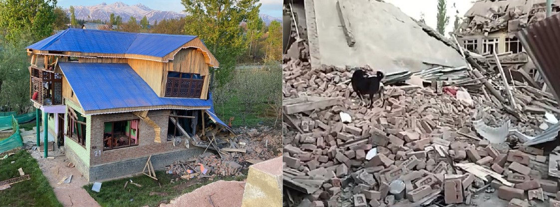 Residences of LeT commanders Pahalgam attack suspects demolished across Kashmir