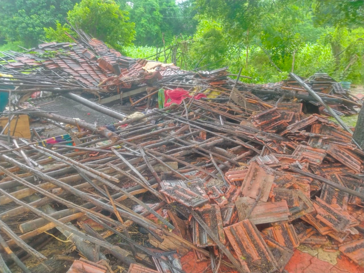 પંચમહાલમાં રાતે 4 જ કલાકમાં 4 ઈંચ વરસાદ, બાપ્પાના ભક્તો ટસના મસ ન થયા 2 - image