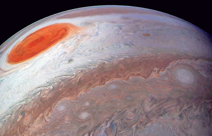 ગુરૂ ગ્રહનું વિરાટ વાવાઝોડું રેડ સ્પોટ . 1 - image