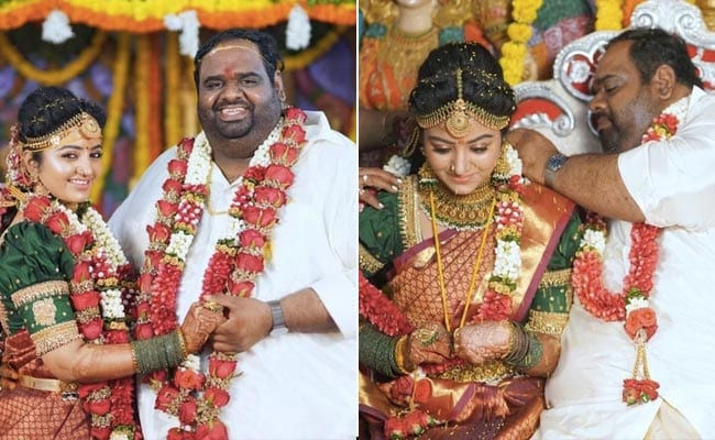 સાઉથ એક્ટ્રેસ મહાલક્ષ્મીએ ફિલ્મમેકર રવિન્દ્ર ચંદ્રશેખર સાથે લગ્ન કર્યા...જુઓ તસવીરો 2 - image