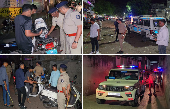 જામનગરમાં સ્થાનિક સ્વરાજ્યની ચૂંટણી પૂર્વે કાયદો-વ્યવસ્થા જાળવવા માટે પોલીસ તંત્ર સતર્ક 1 - image