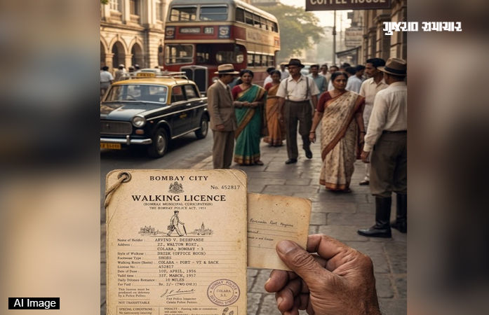 Viral 1956 Walking License