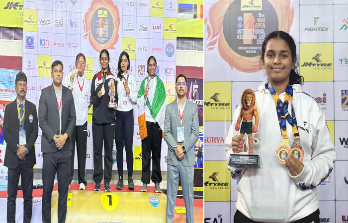 ઇન્ડિયન ઓપન કિકબોક્સિંગ કપમાં અક્ષદાનું શાનદાર પ્રદર્શન : સુવર્ણ અને કાંસ્ય પદક હાંસલ કરી વડોદરાનું નામ રોશન કર્યું 1 - image