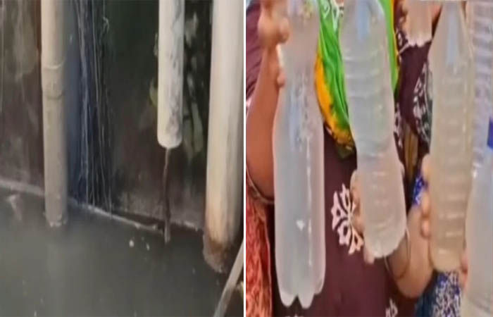 વડોદરા સન ફાર્મા રોડ શાંતિનગર ગુડાના મકાનોમાં પાણી ડ્રેનેજ મુદ્દે હોબાળો : ફરિયાદોની સેન્ચ્યુરી 1 - image