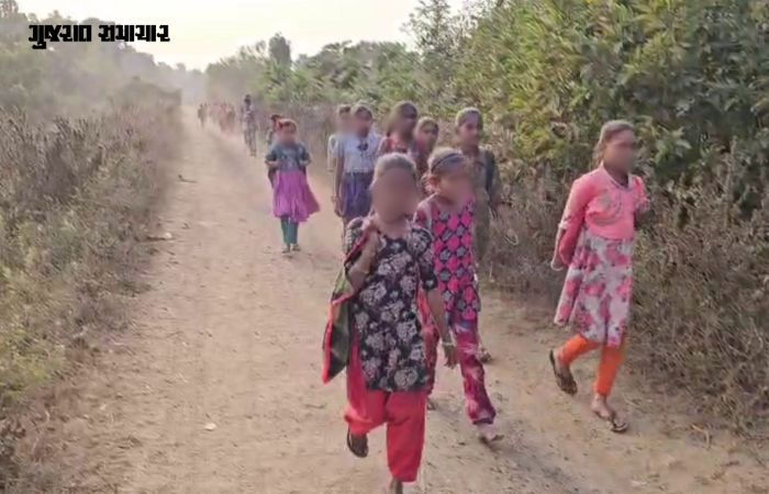 છોટા ઉદેપુરઃ મધ્યાહન ભોજન માટે બાળકો બીજી સ્કૂલે જવા મજબૂર, 72 વિદ્યાર્થી વચ્ચે એક જ શિક્ષક! 5 - image