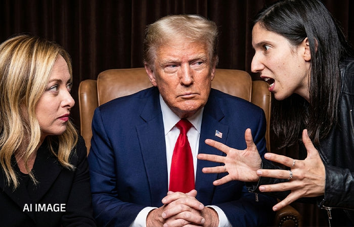 ઈટાલીના વિપક્ષે ટ્રમ્પની ધજ્જિયાં ઉડાવી, મેલોની વિશે ટિપ્પણી પર કહ્યું - અપમાન સાંખી નહીં લેવાય.