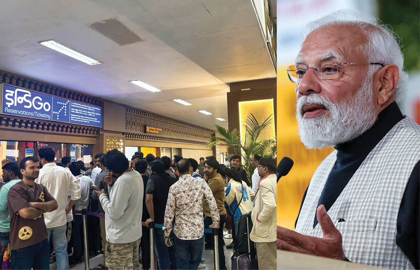 ઈન્ડિગો સંકટ પર PMOની નજર, સરકારની કાર્યવાહી બાદ એરલાઈન્સે 10 દિવસનો સમય માગ્યો 1 - image