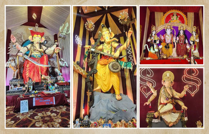 VIDEO: સુરતના કોટ વિસ્તારમાં ગણપતિજીના ભવ્ય દરબાર, એકથી એક ચડિયાતા પંડાલમાં ભક્તોની ભીડ 2 - image