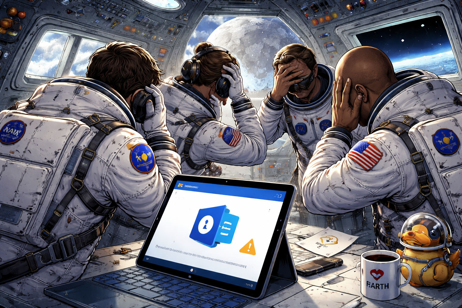 ચંદ્ર યાત્રામાં પણ ‘લોગ-ઇન’ની માથાકૂટ: NASAના મિશનમાં માઇક્રોસોફ્ટ આઉટલુક ઠપ, સોશિયલ મીડિયા પર મીમ્સનો વરસાદ 1 - image