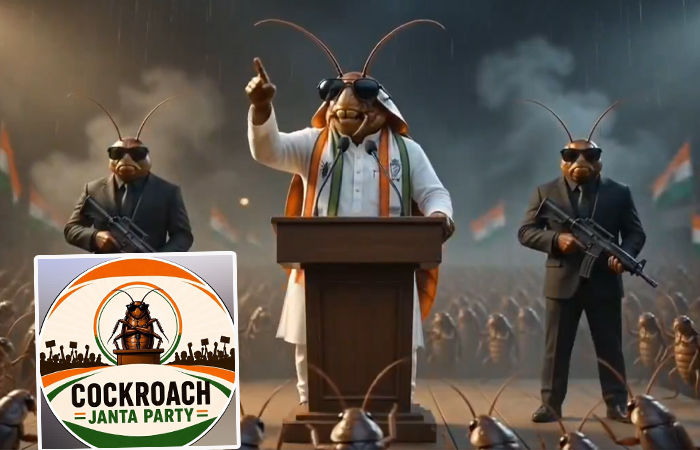 'કોકરોચ જનતા પાર્ટી'નું X એકાઉન્ટ ભારતમાં બૅન!