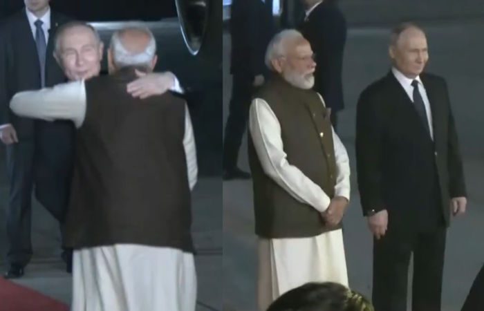 Putin India Visit LIVE: PM મોદીએ ગળે લગાવીને કર્યું મિત્ર પુતિનનું સ્વાગત, એક જ કારમાં વડાપ્રધાન આવાસ પહોંચ્યા 1 - image