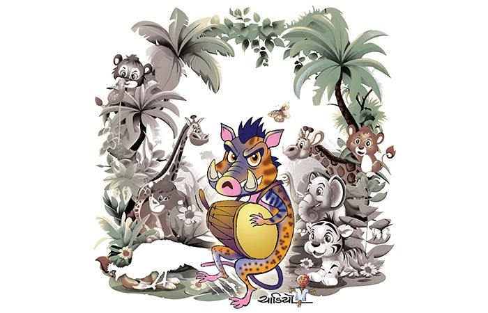 વનમાં વાગે રે ઢોલ ઢમઢમ ઢમઢમ 1 - image