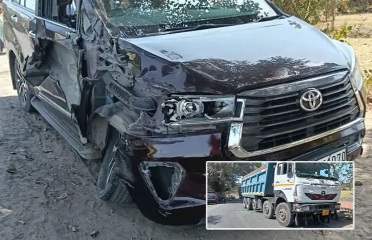 Former Kapadvanj MLA involved in car accident, escapes unhurt