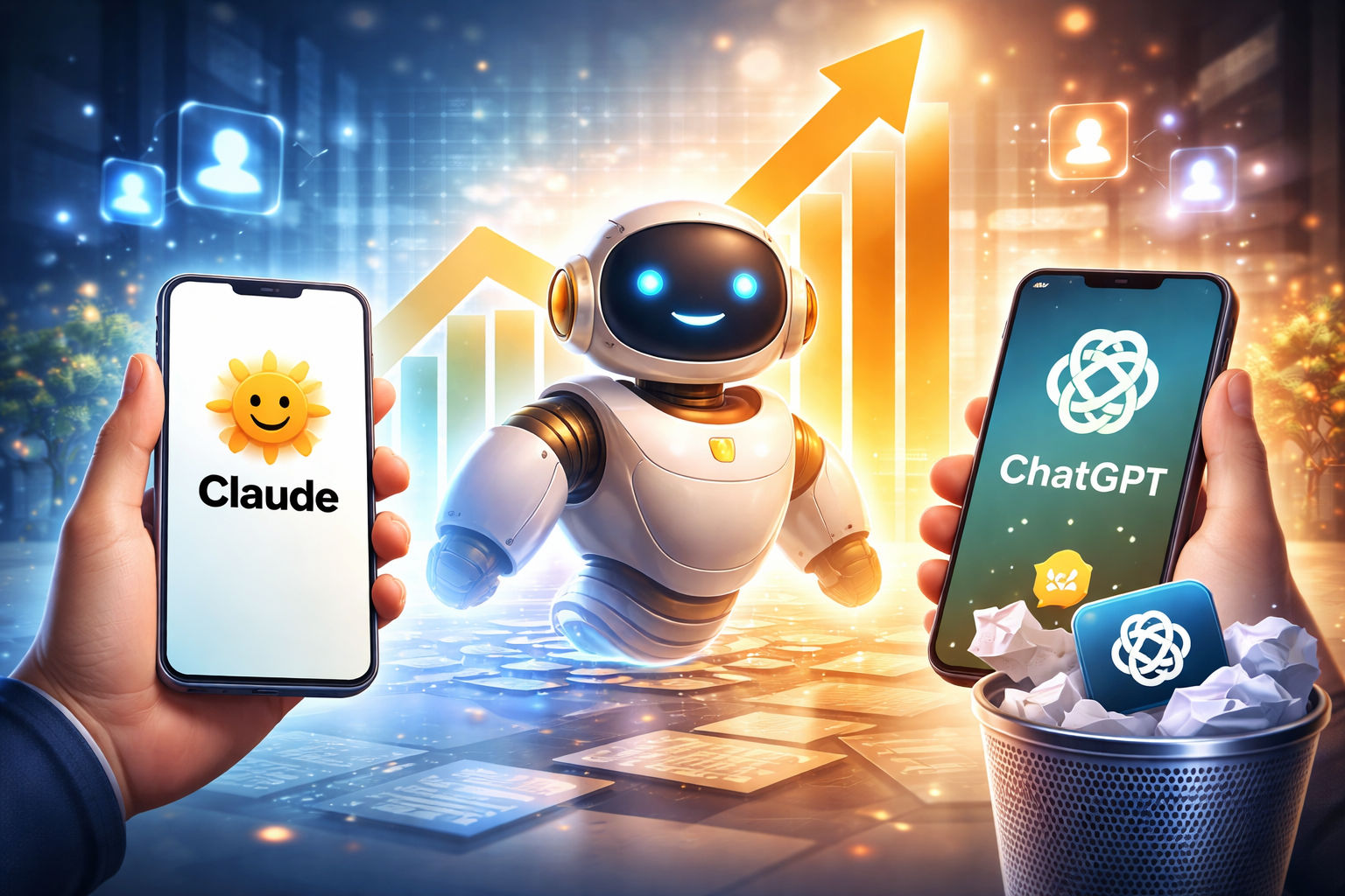 Claudeના યુઝર્સમાં 1487 ટકાનો વધારો: ChatGPTને ડિલીટ, Anthropicની લોકપ્રિયતામાં વધારો 1 - image