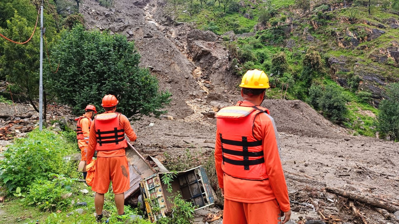 Two dead 7 missing after cloudburst in Uttarkashi CM Dhami says rescue ops underway