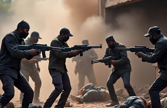 નાઇજીરિયામાં ડાકુઓના હુમલામાં 70થી વધુ સિક્યોરિટી વોલેન્ટિયરની હત્યા, અનેક ઘરોમાં આગ ચાંપી 1 - image