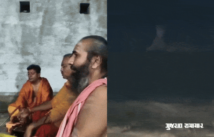 VIDEO: જૂનાગઢમાં ખોડિયાર મંદિરમાં ચાલતા યજ્ઞમાં આવી પહોંચ્યા 3 સિંહ, હવન પૂર્ણ થતાં જ ચાલ્યા ગયા 1 - image