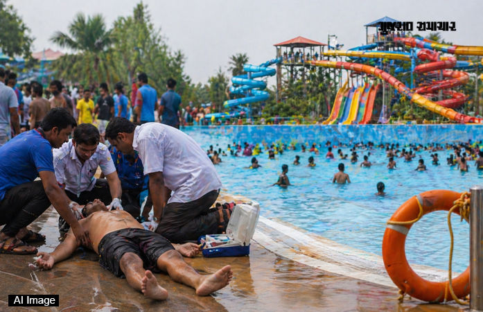 વોટર પાર્કની મોજ-મસ્તી માતમમાં ફેરવાઈ: 'મોટી લહેર'ના કારણે 21 વર્ષના યુવકનું મોત