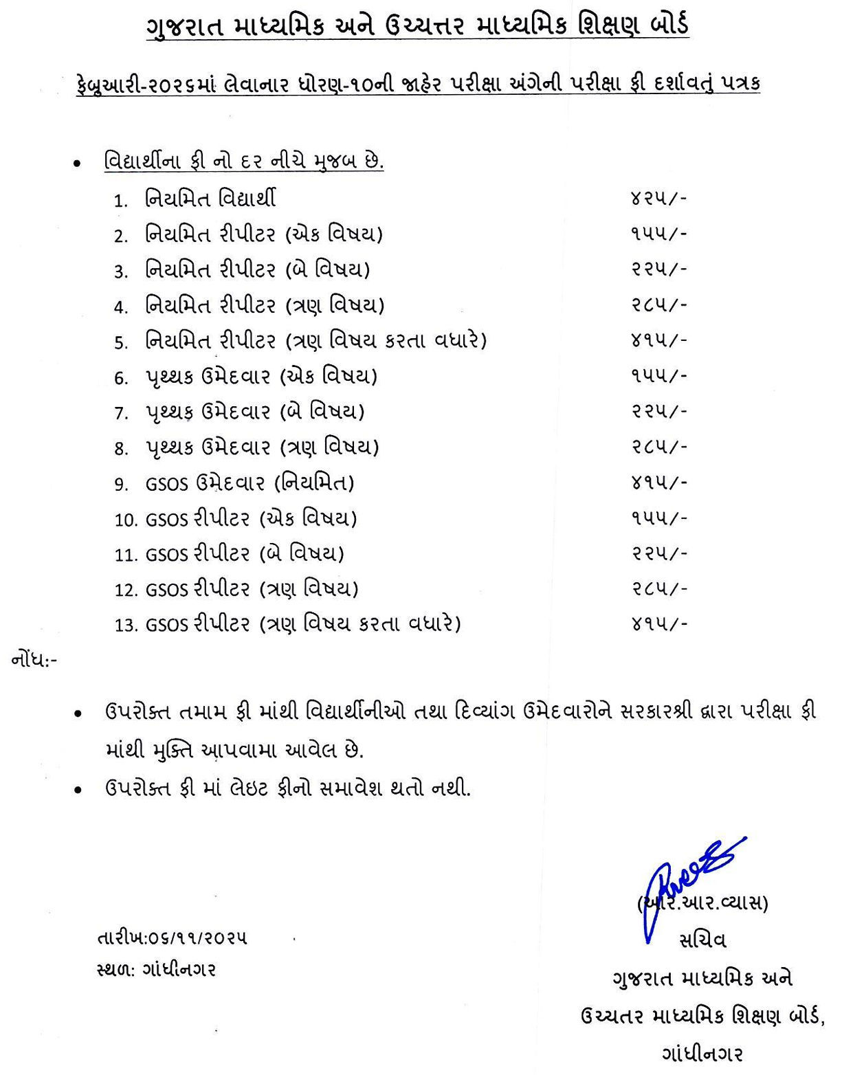 ધો.10-12ની બોર્ડની પરીક્ષાના ફોર્મ ભરવાની તારીખ લંબાવાઈ, જાણો લાસ્ટ ડેટ 5 - image