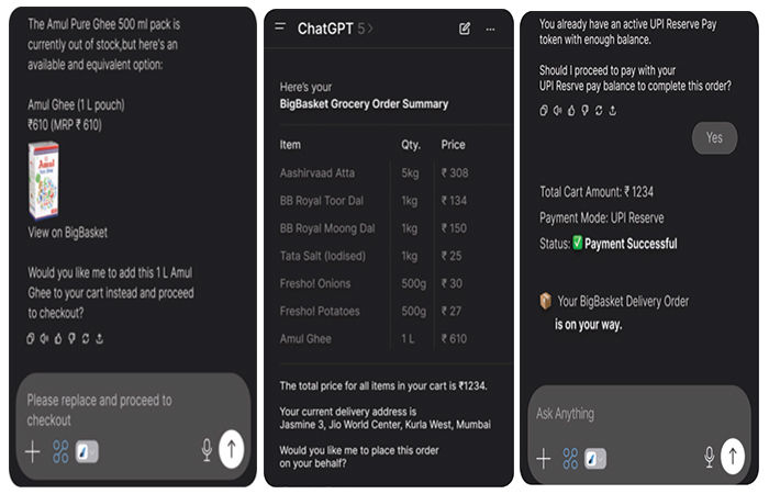 ઓનલાઇન શોપિંગ, ઓર્ડર, પેમેન્ટ, ડિલિવરી ટ્રેકિંગ બધું થશે વાતવાતમાં, ખરા અર્થમાં ! 4 - image