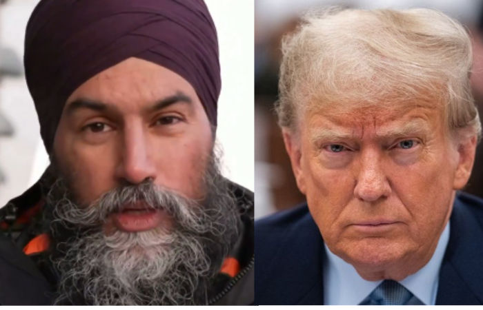 Canadian leader Jagmeet Singh responds to Donald Trump’s comments on Canada