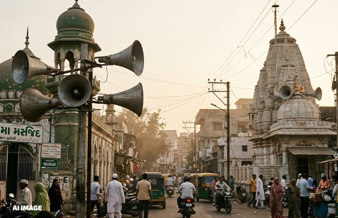 મંદિર-મસ્જિદની માઇક સિસ્ટમનો અવાજ પરિસર સુધી જ સીમિત રાખવો', અમદાવાદ પોલીસ કમિશનરનું જાહેરનામું 1 - image